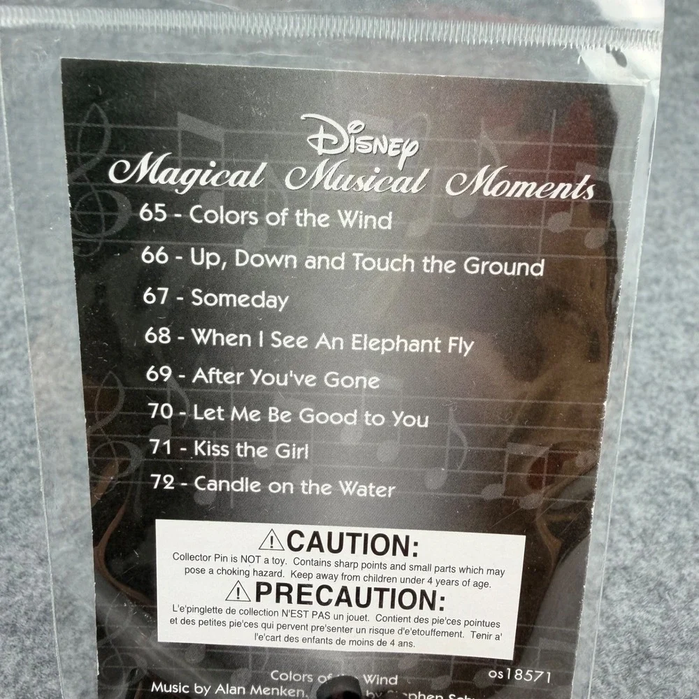 2000 Disney Store Magical Musical Moments Pin #71 Kiss the Girl Little Mermaid